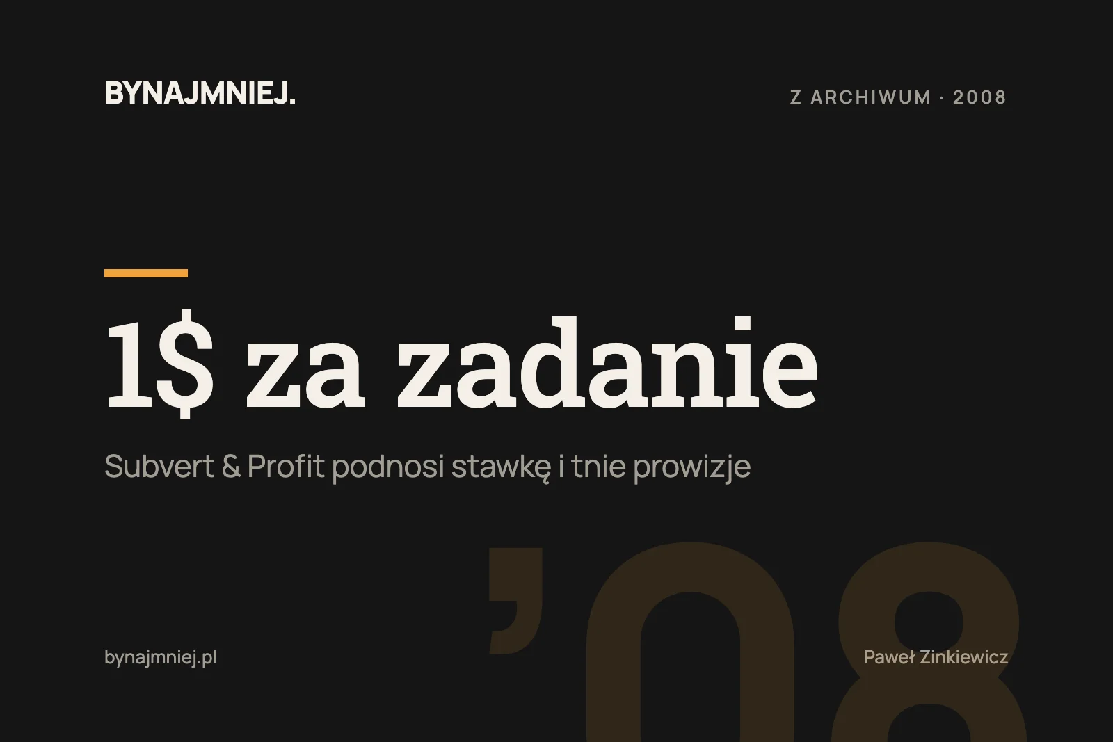 Większe zarobki w Subvert&Profit