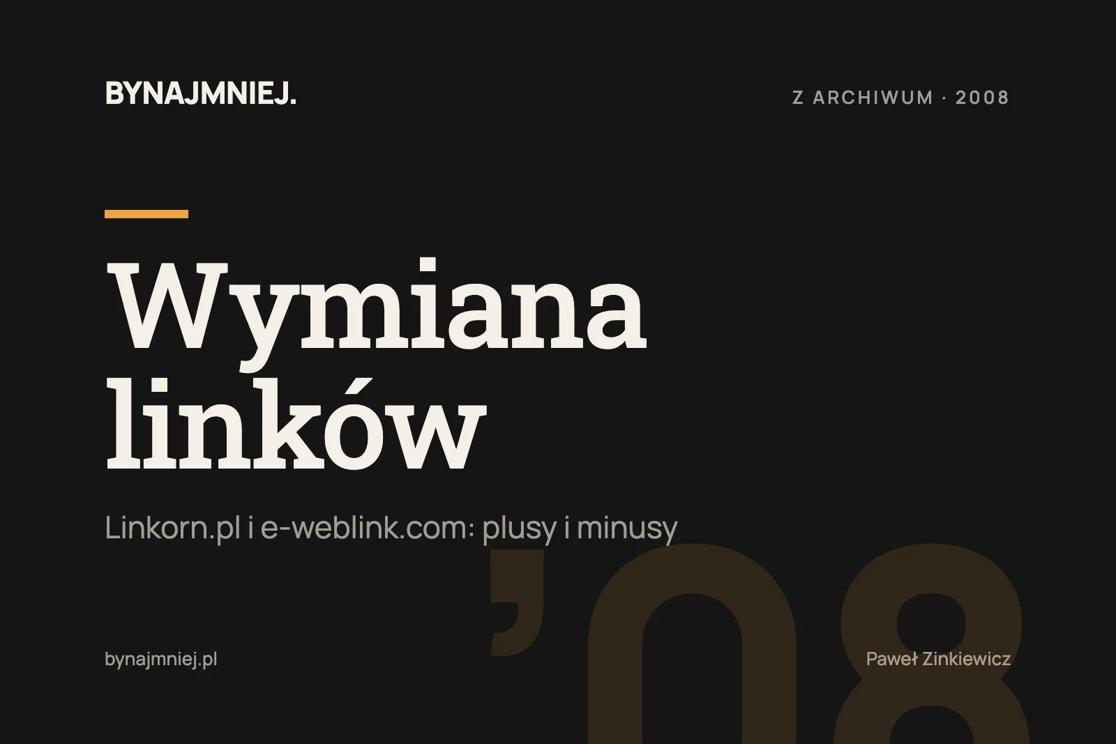 Systemy wymiany linków