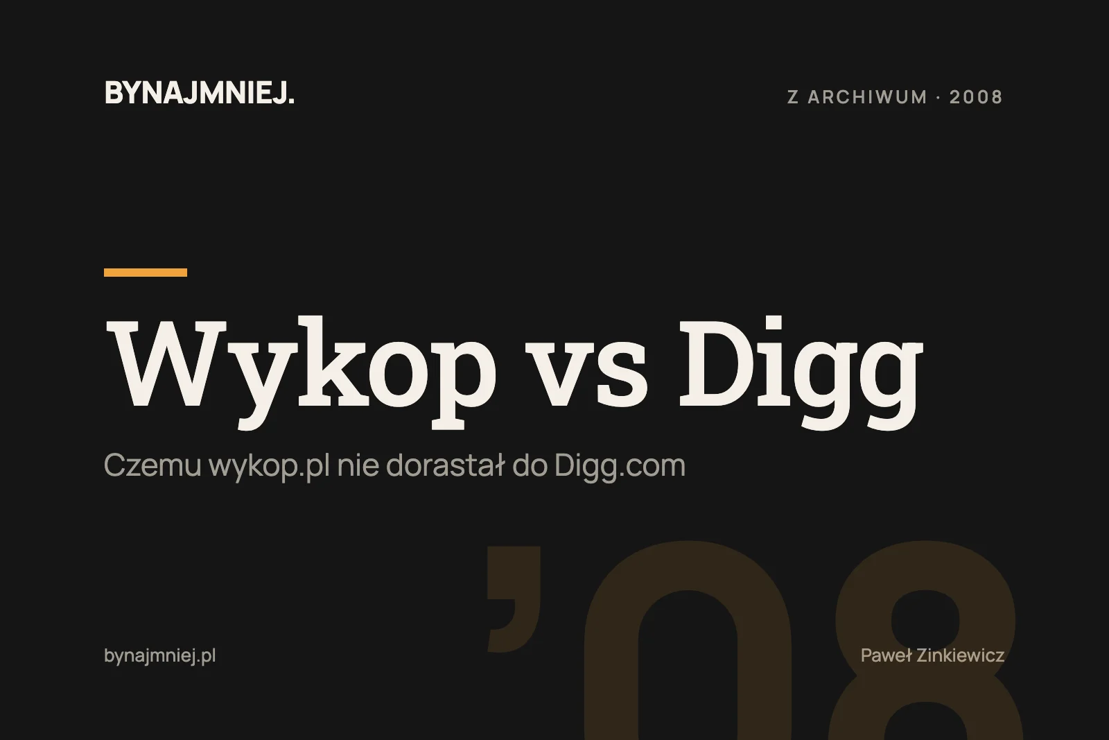 Wykop.pl – parodia Digg.com
