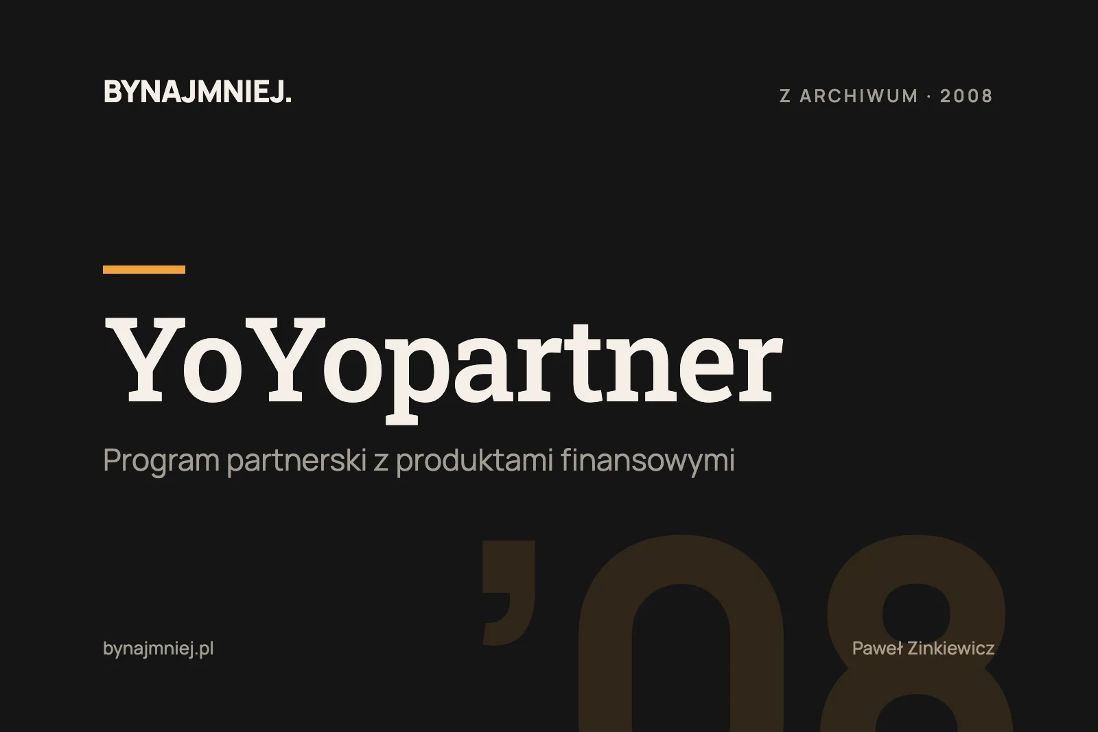 YoYopartner – nowy program partnerski