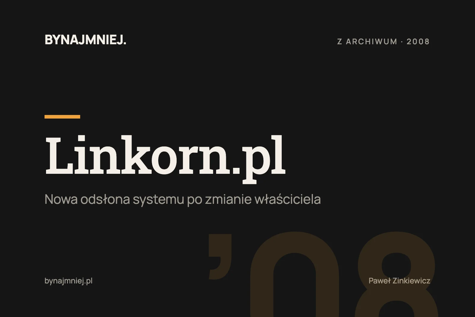Linkorn.pl – nowa odsłona