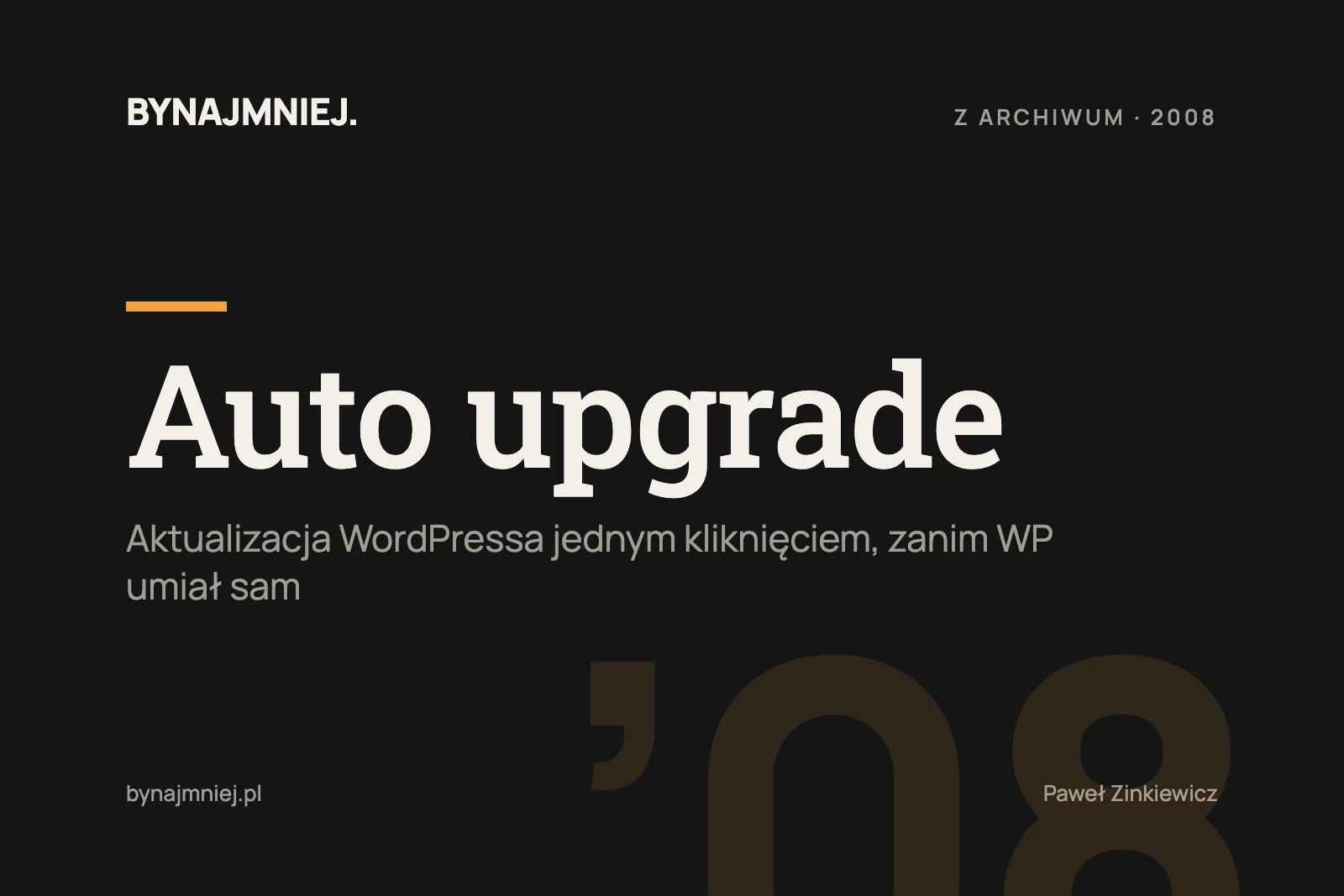 WordPress Automatic upgrade