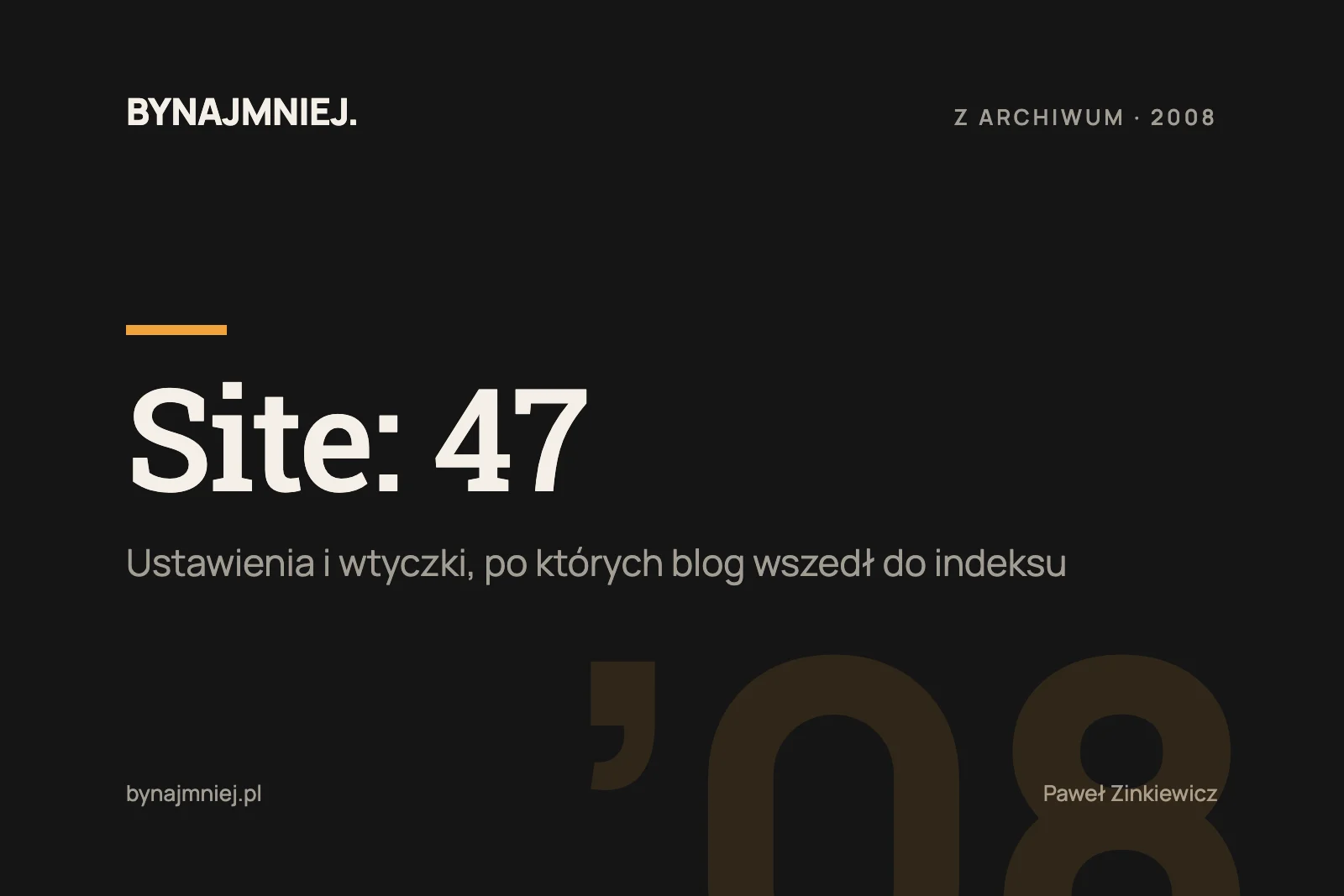 A&nbsp;czy&nbsp;Twój&nbsp;blog się indeksuje?