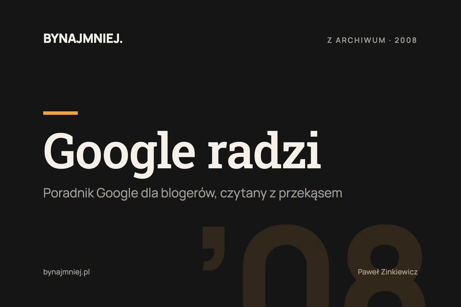 Google dla blogerów