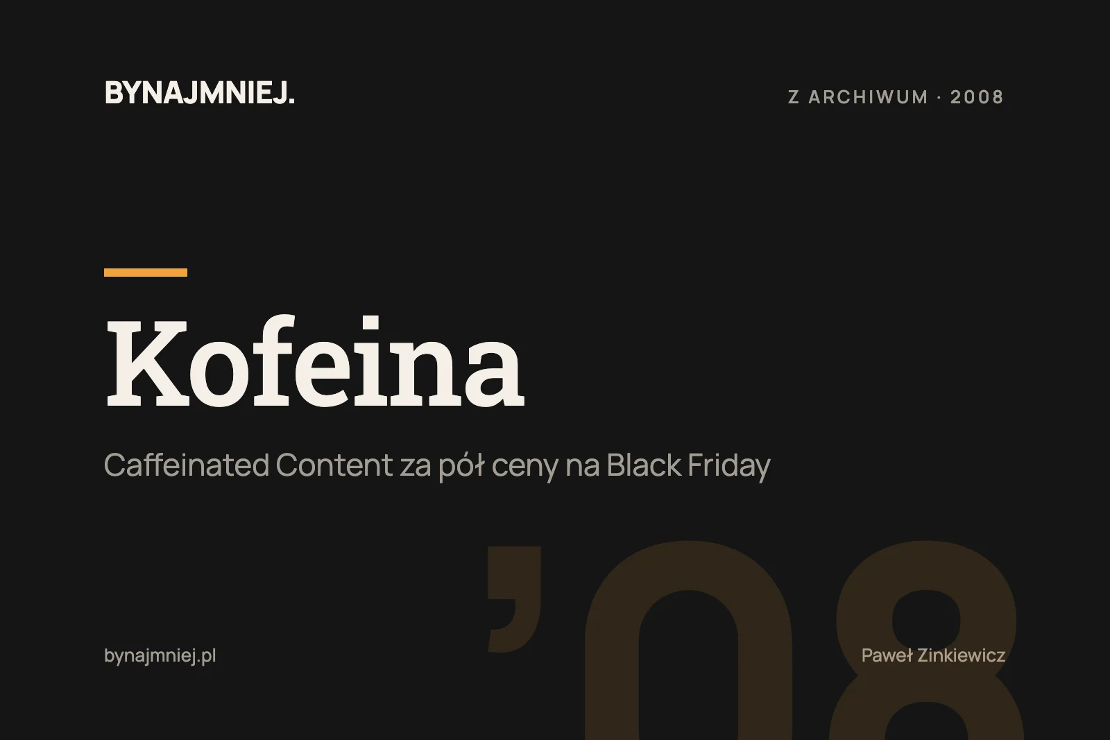 Kofeina za&nbsp;pół ceny.
