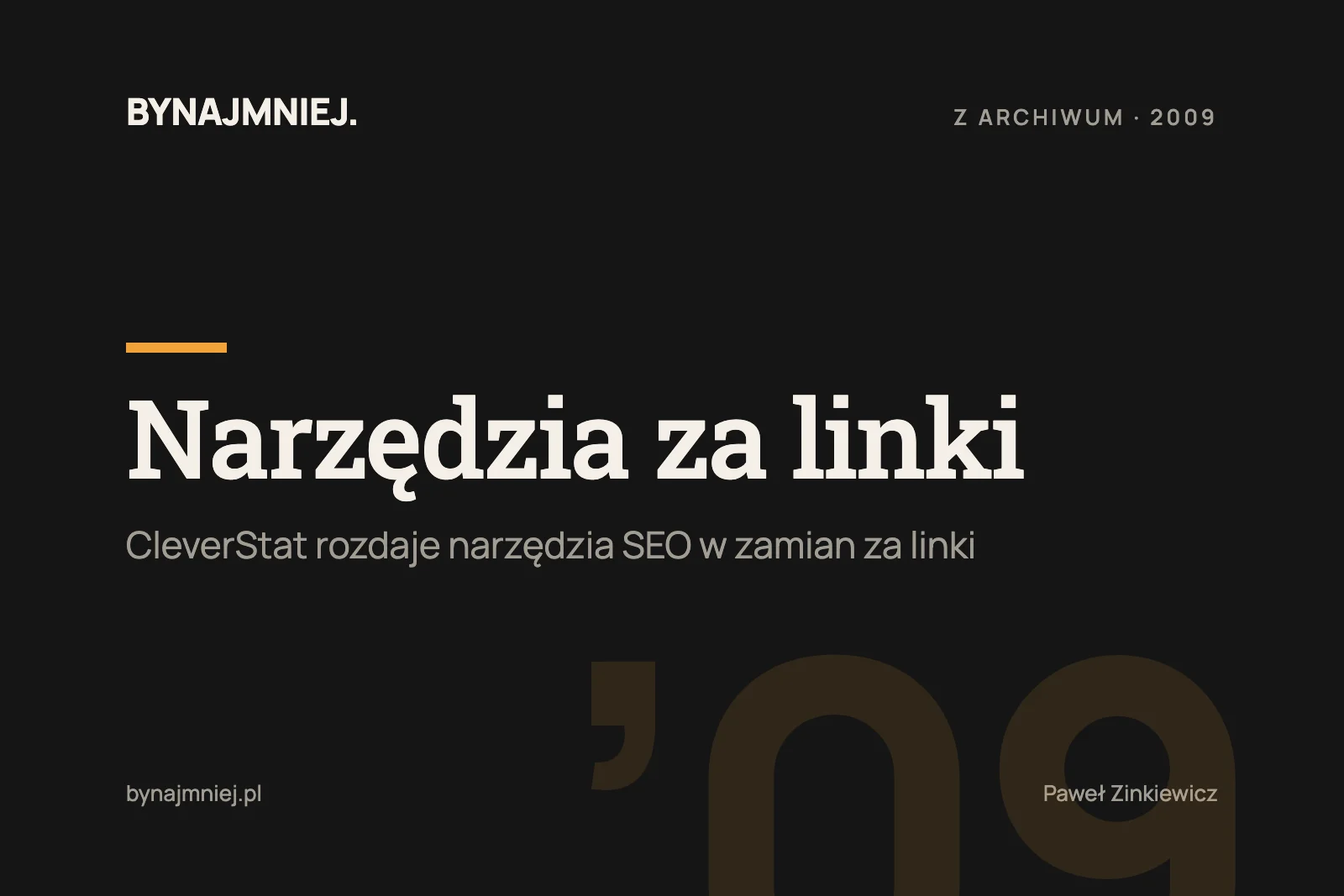 SEO narzędzia za&nbsp;linki.