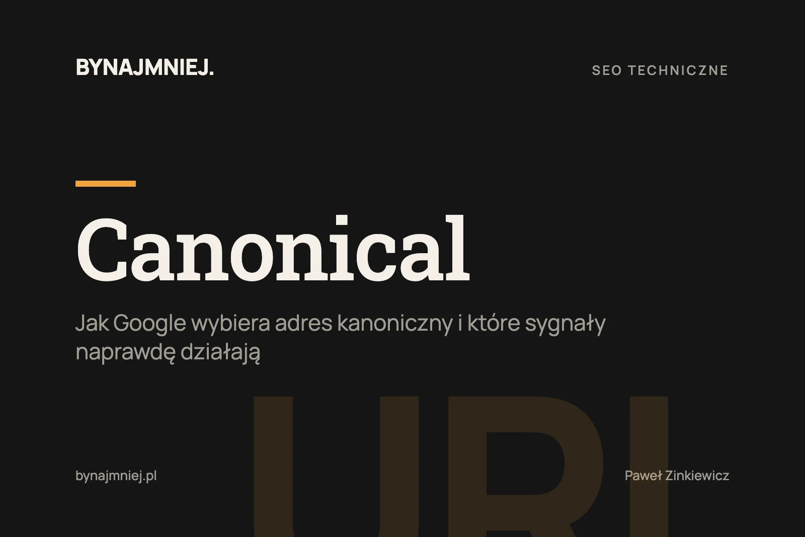 Canonical: czym jest adres kanoniczny