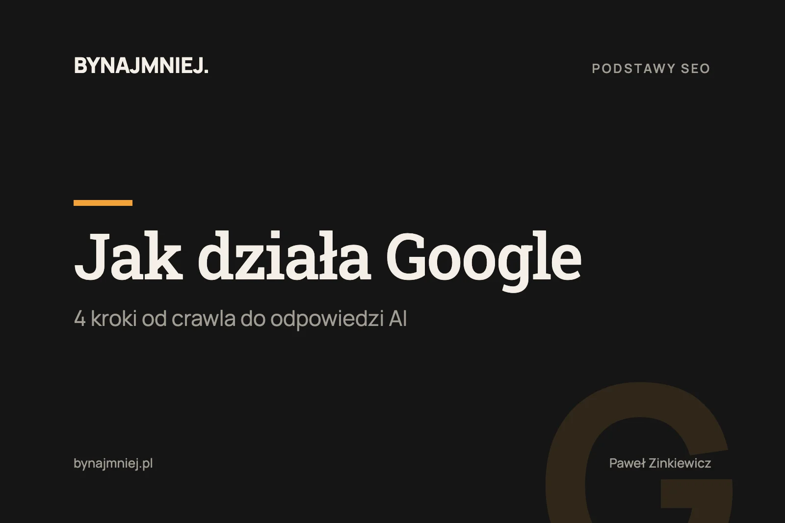 Jak działa wyszukiwarka internetowa: 4 kroki od&nbsp;crawla do&nbsp;AI