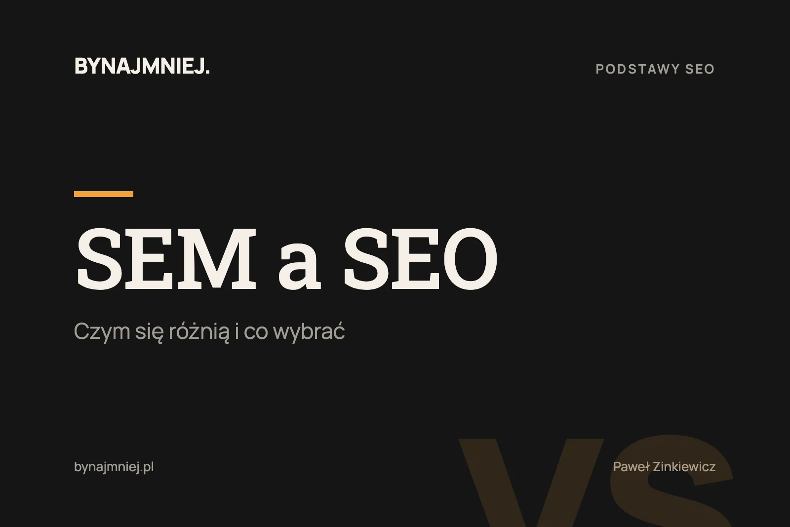 SEM a&nbsp;SEO: czym się różnią