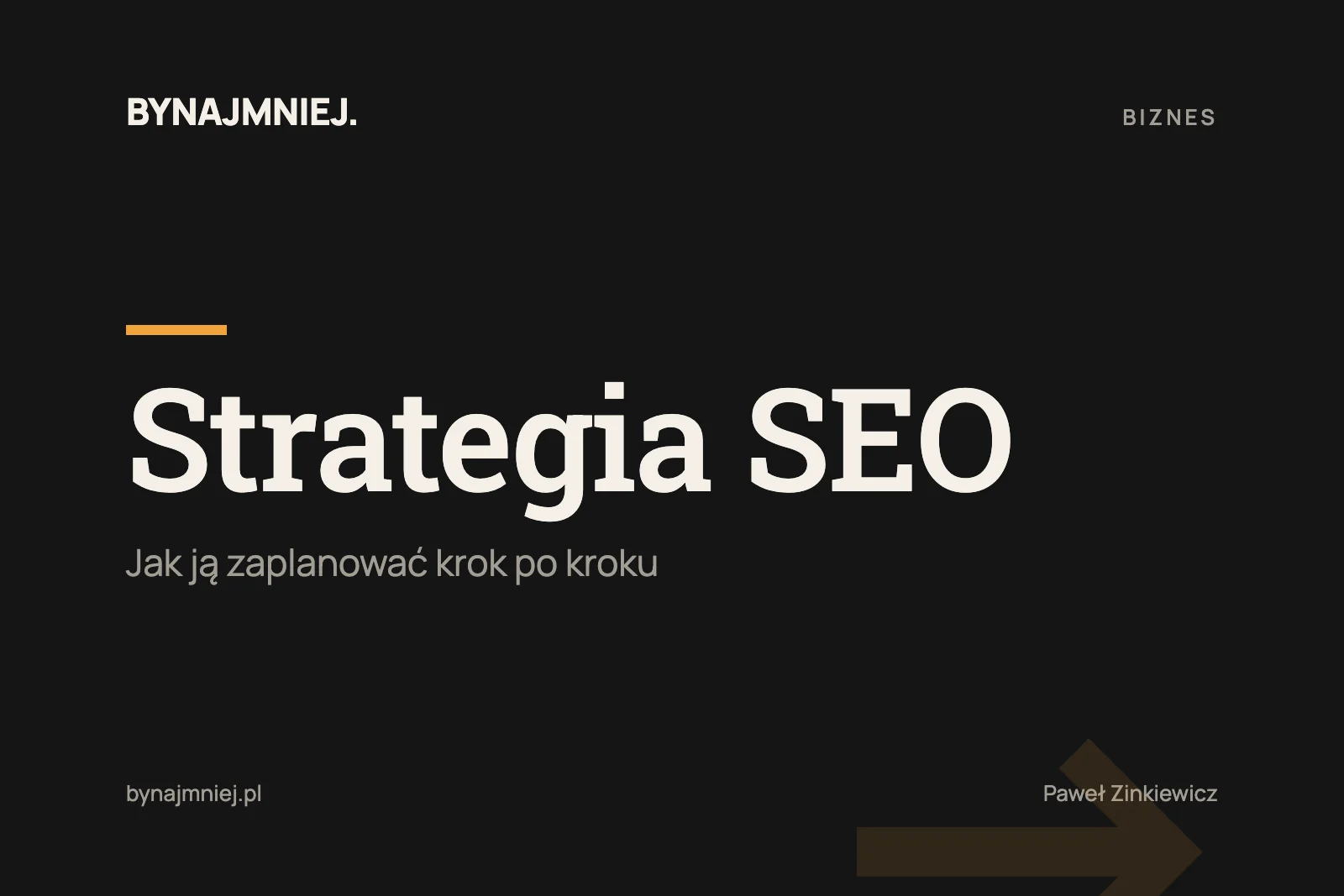 Strategia SEO: jak ją&nbsp;zaplanować