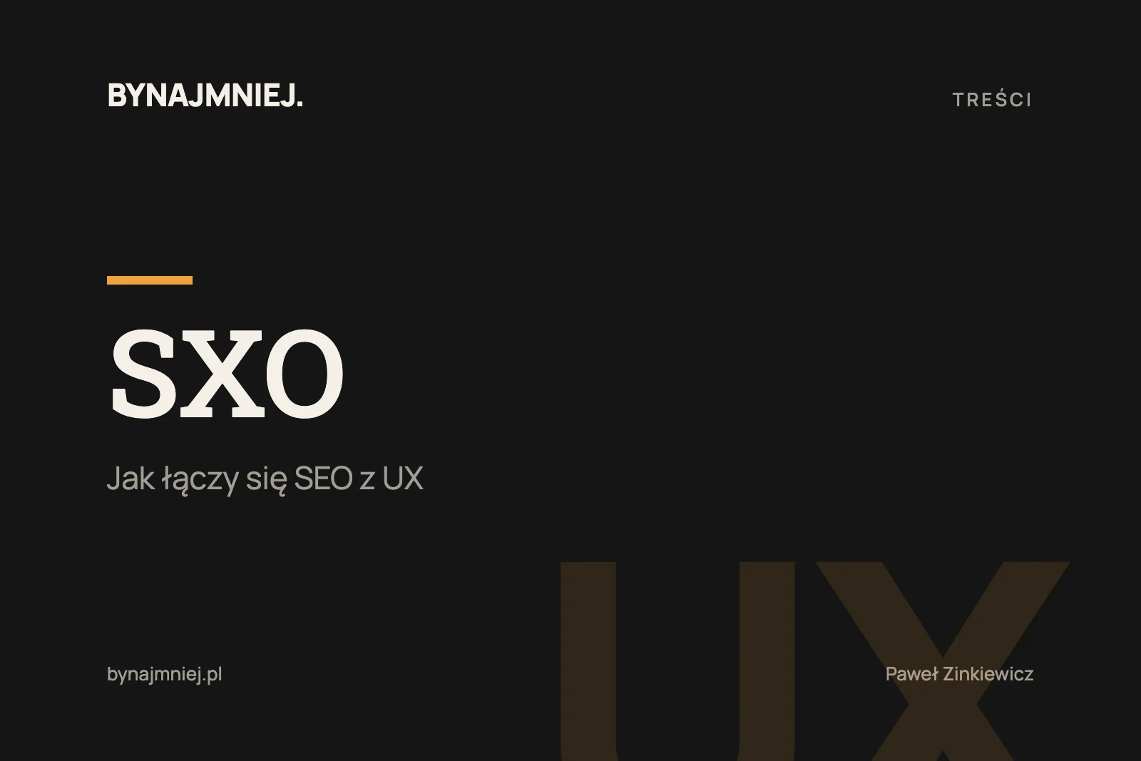 SXO: co&nbsp;to&nbsp;jest i&nbsp;jak łączy SEO z&nbsp;UX