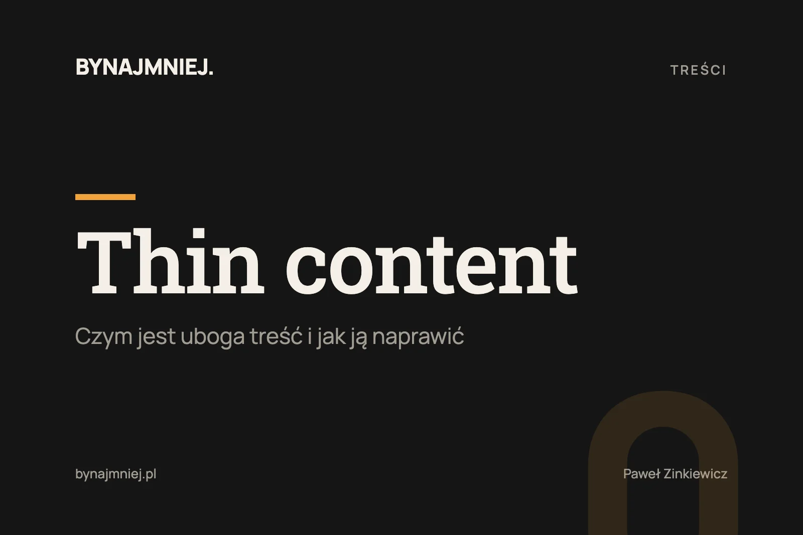 Thin content: czym jest uboga treść i&nbsp;jak ją&nbsp;naprawić